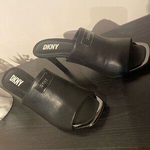 New DKNY slide sandals. Never worn. Size 10 M.